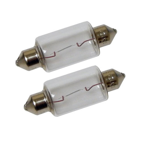 Perko Double Ended Festoon Bulbs  12V 15W 97A  Pair