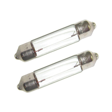 Perko Double Ended Festoon Bulbs  12V 10W 80A  Pair
