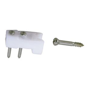 Perko Door Catches  White NylonStainless  Pair