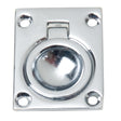 Perko Flush Ring Pull  Chrome Plated Zinc