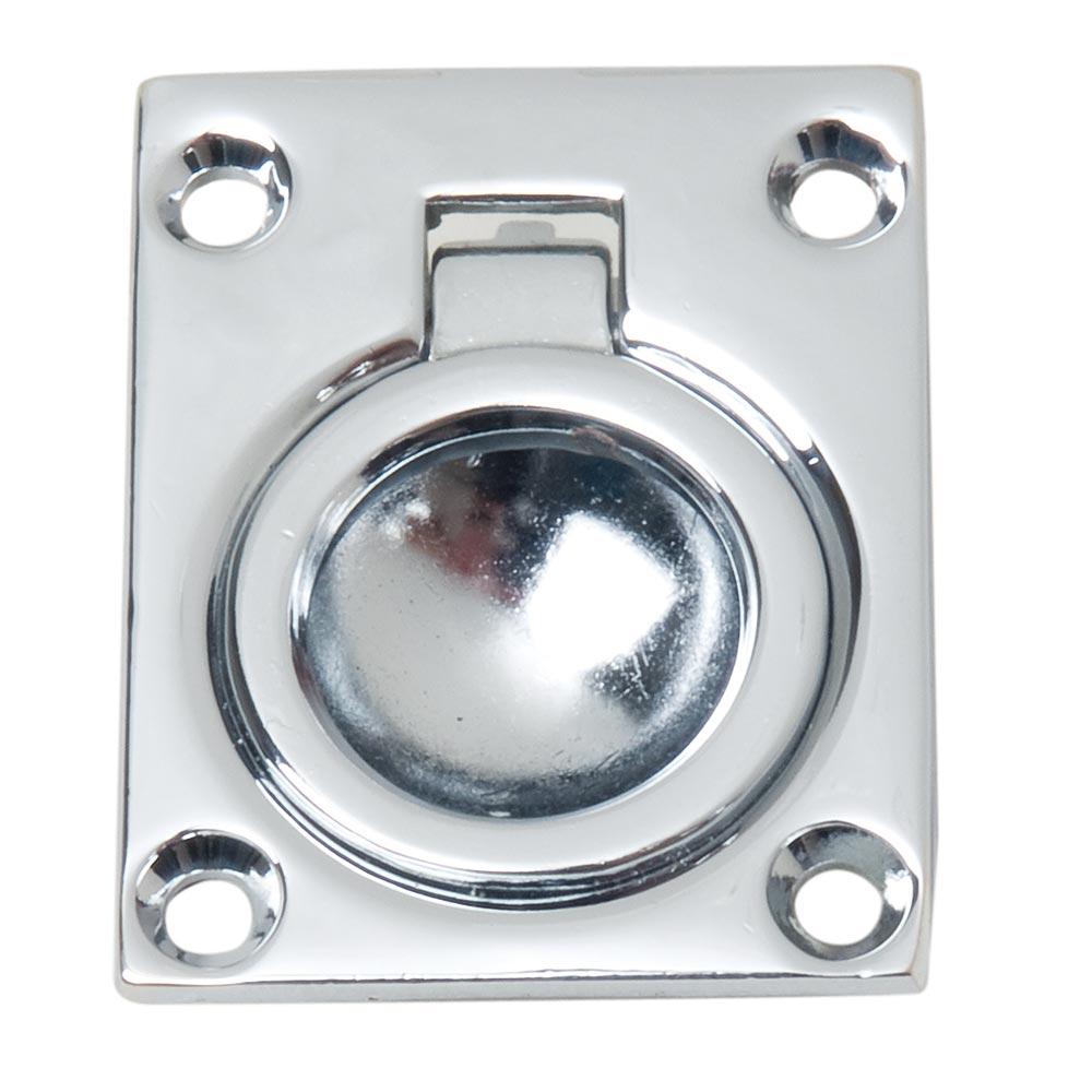 Perko Flush Ring Pull  Chrome Plated Zinc