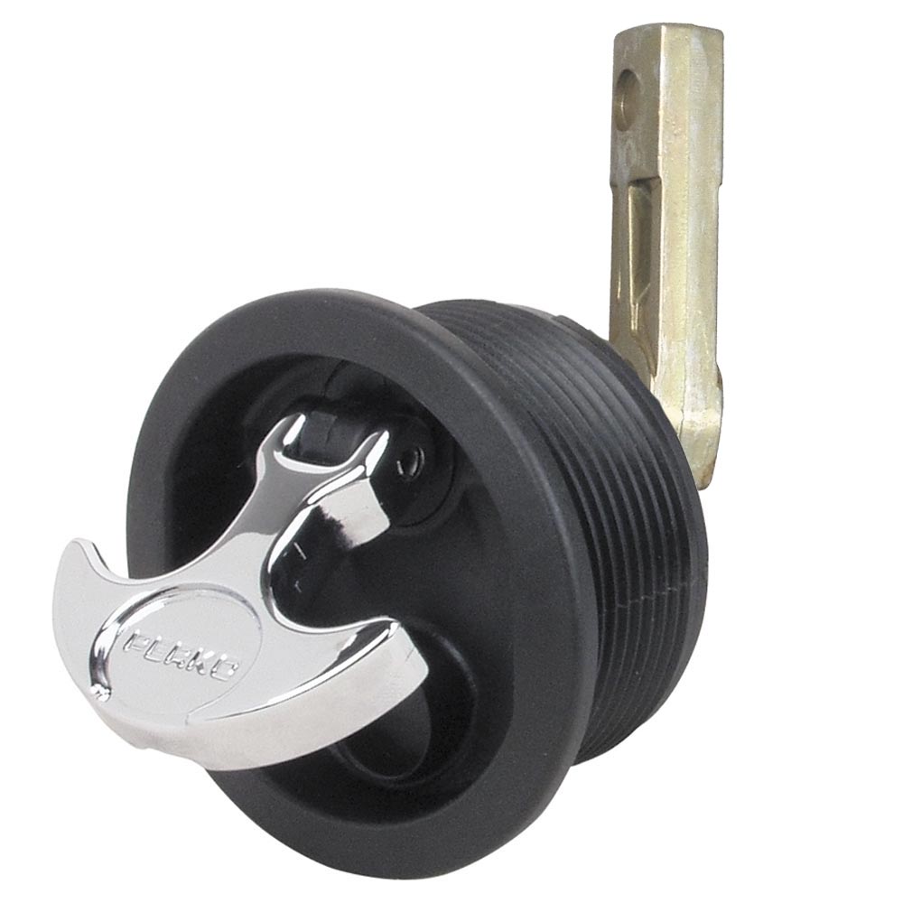 Perko Flush Mount Latch  Straight Cam Bar  25 Hole  Black
