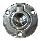 Perko Round Flush Ring Pull  2  Chrome Plated Zinc