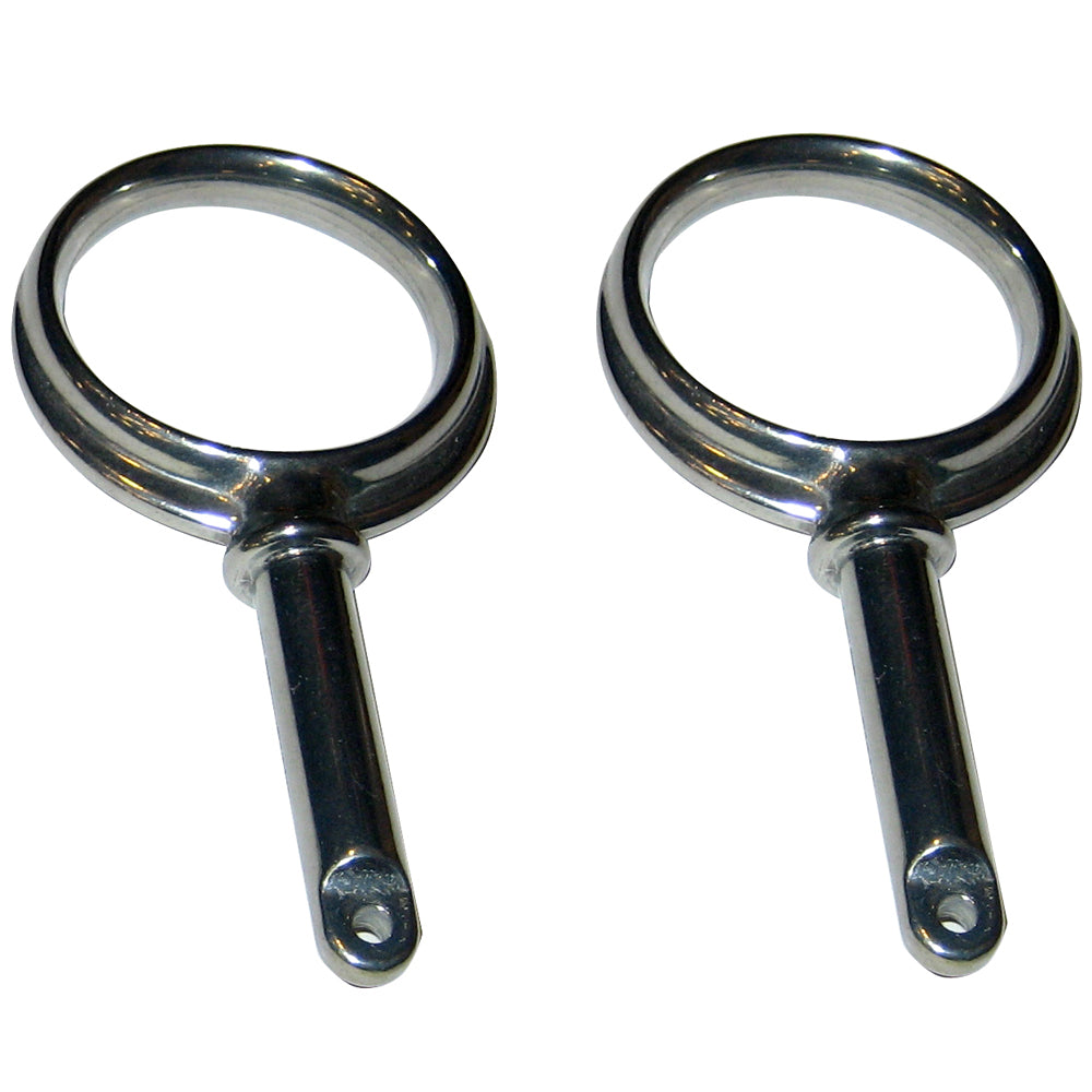 Perko Round Type Rowlock Horns  Plain Zinc