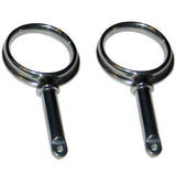 Perko Round Type Rowlock Horns  Plain Zinc