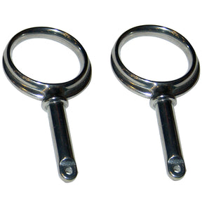 Perko Round Type Rowlock Horns  Plain Zinc