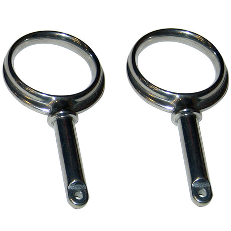 Perko Round Type Rowlock Horns  Plain Zinc