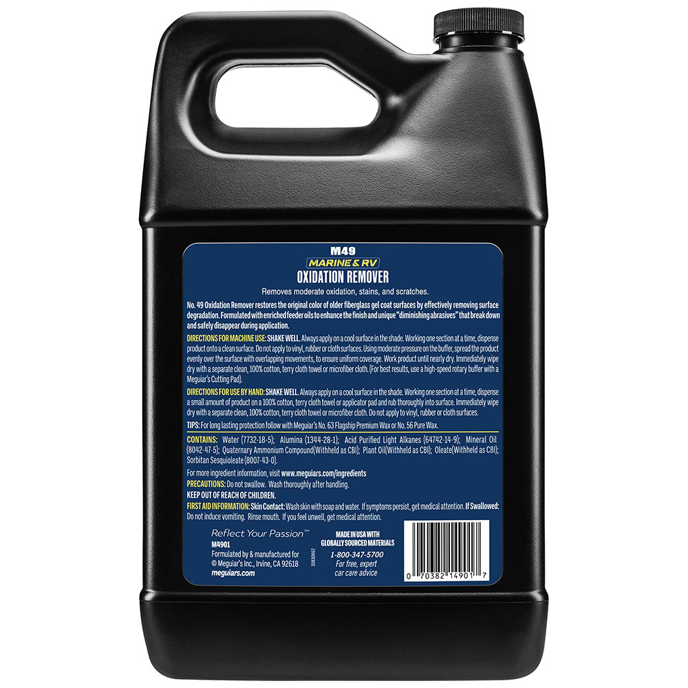 Meguiars 49 Mirror Glaze HD Oxidation Remover  1 Gallon