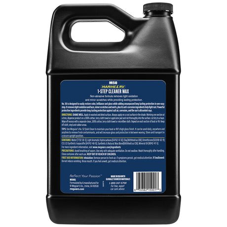Meguiars 50 BoatRV Cleaner Wax  Liquid 1 Gallon