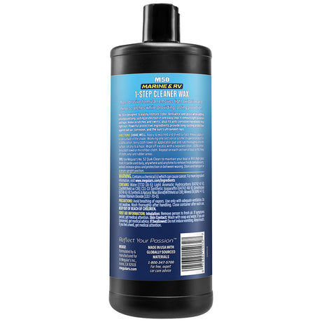 Meguiars 50 BoatRV Cleaner Wax  Liquid 32oz