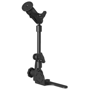 RAM Mount Universal NoDrill RAM Pod HD Vehicle Mount wDouble Socket Arm  25 Round Base AMPS Hole Pattern