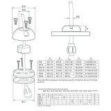Scanstrut DS6P Vertical Cable Seal