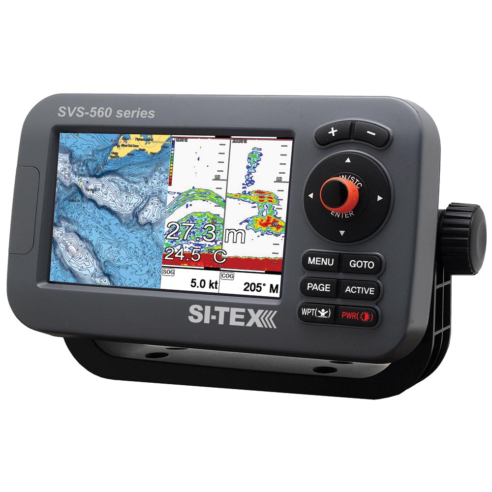 SITEX SVS560CF Chartplotter  5 Color Screen wInternal GPS  Navionics Flexible Coverage