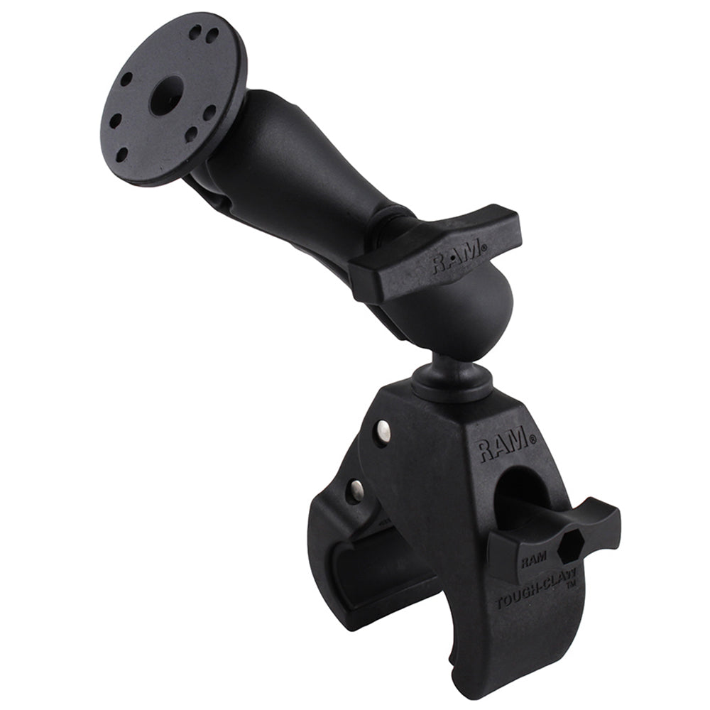 RAM Mount Large ToughClaw Base wDouble Socket Arm  15 Round Base Adapter