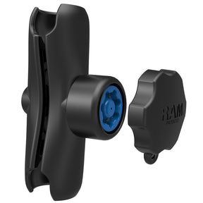 RAM Mount Double Socket Arm wPinLock Security Knob  15