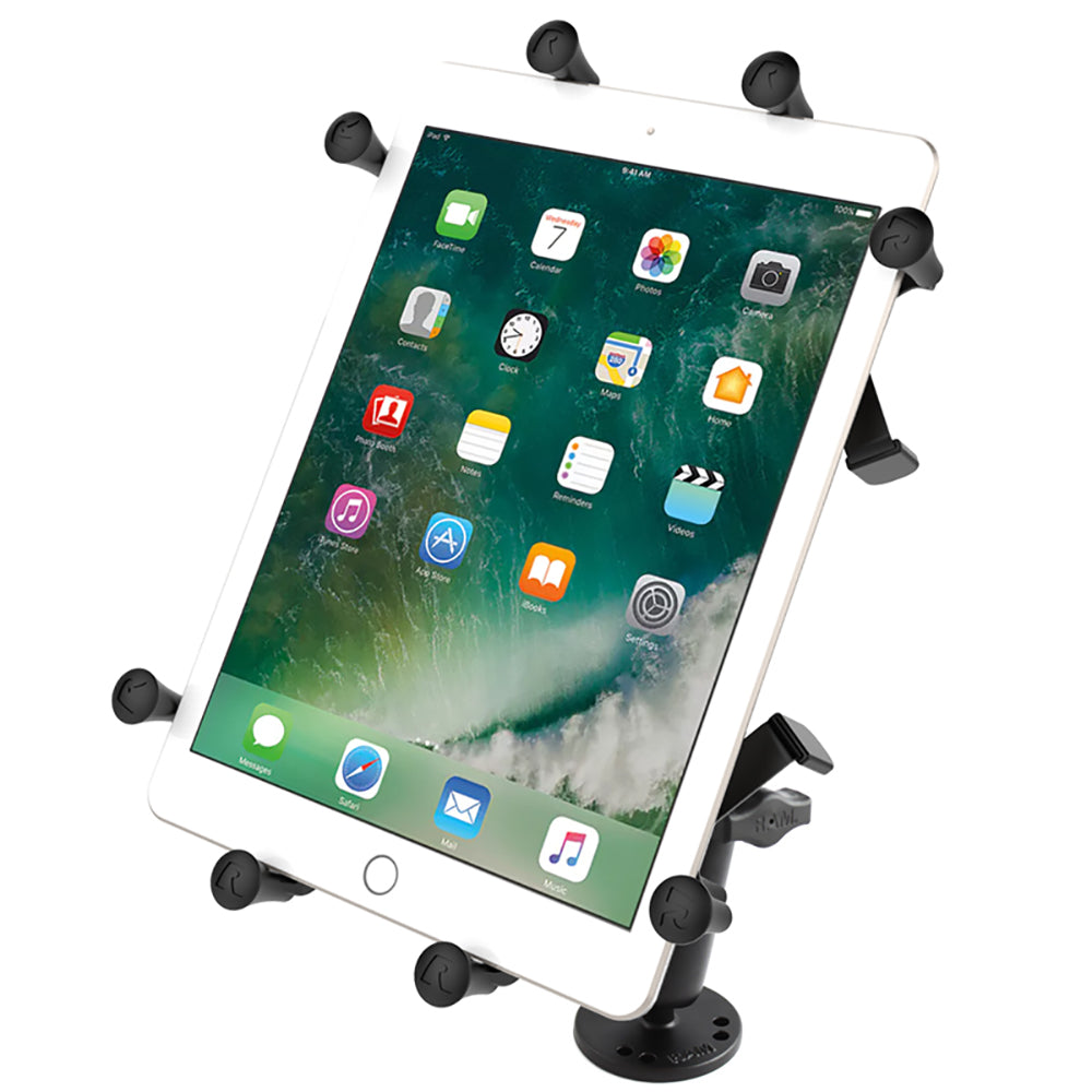 RAM Mount XGrip III Large Tablet Holder w Long Flat Surface Mount