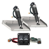 Lenco 12 x 12 Edge Mount Trim Tab Kit wDouble Rocker Switch Kit