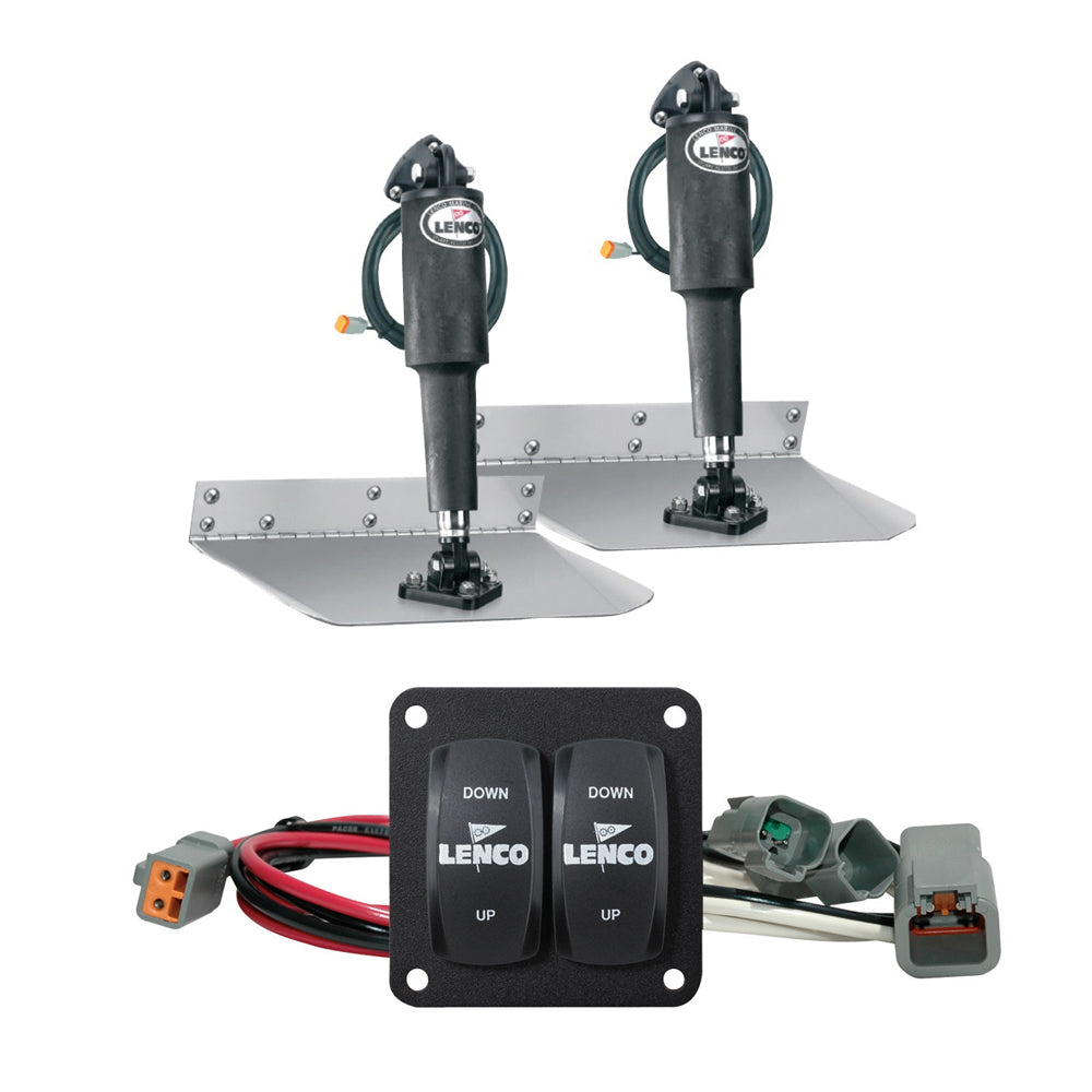 Lenco 12 x 12 Standard Trim Tab Kit wDouble Rocker Switch Kit