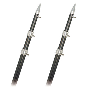 Rupp Top Gun Outrigger Poles  Telescopic  Carbon Fiber  18