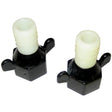 Shurflo by Pentair Straight Fitting Wingnut Swivel  1214NPTF x 58Barb