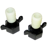 Shurflo by Pentair Straight Fitting Wingnut Swivel  1214NPTF x 58Barb