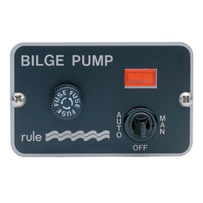 Rule Deluxe 3Way Panel Lighted Switch fAuto Float 2432VDC