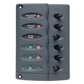 BEP Contour Switch Panel  Waterproof 6 Way