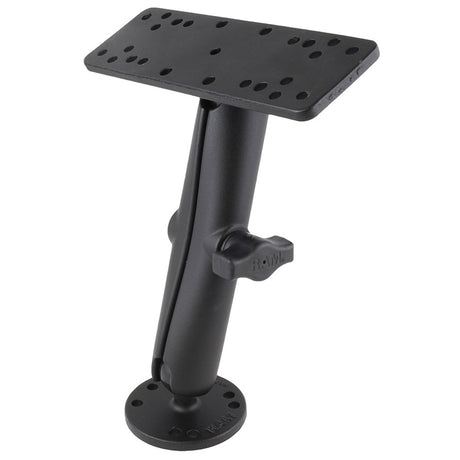 RAM Mount 1 Diameter Ball Mount wLong Double Socket Arm 625 x 2 Rectangle Base  25 Round Base AMPS Pattern