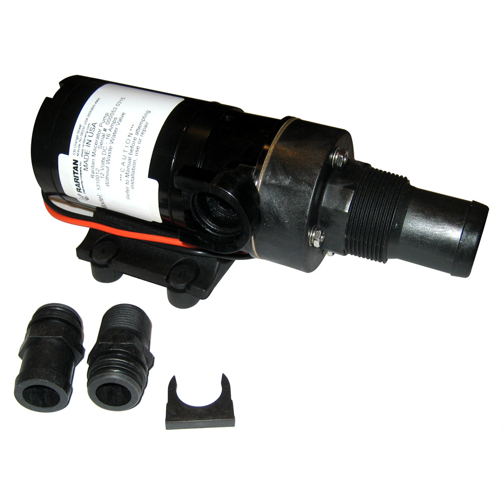 Raritan Macerator Pump  12v wBarb Adapter