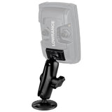 RAM Mount 1 Ball Light Use Composite Mount fLowrance Elite4  Mark4 Series Fishfinders
