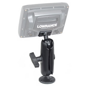 RAM Mount 15 Ball Rugged Use Composite Mount fLowrance Elite5  Mark5 Series Fishfinders