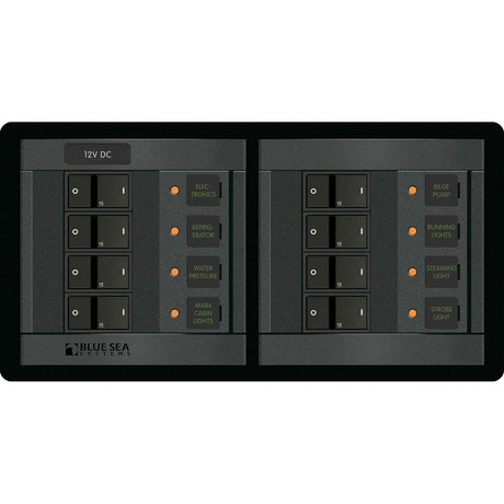 Blue Sea 1225 12V DC 8 Position  Horizontal