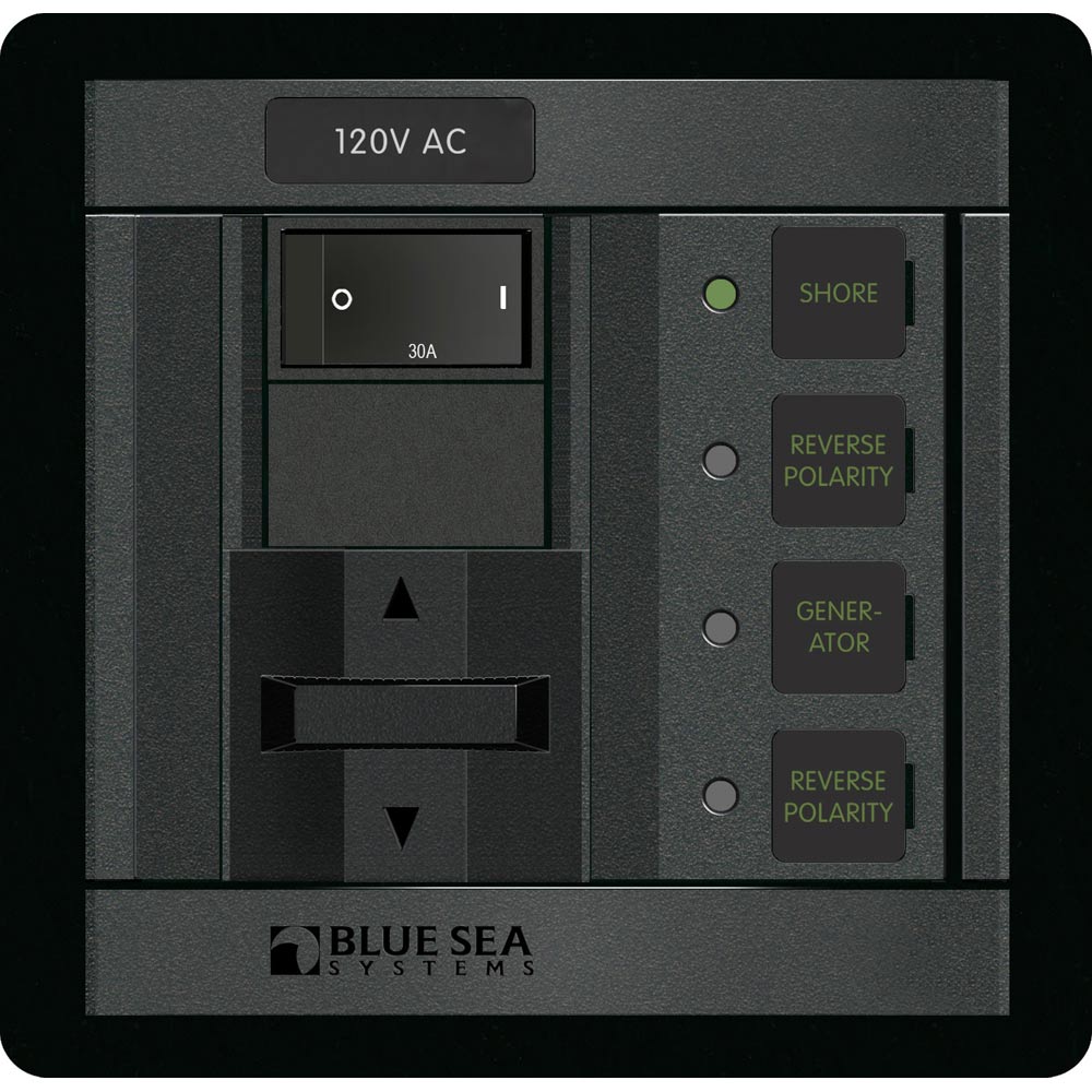 Blue Sea 1208 120V AC 2 Sources  30A