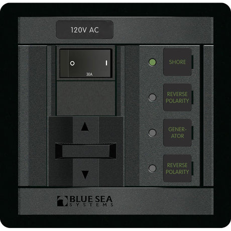 Blue Sea 1208 120V AC 2 Sources  30A