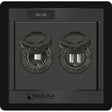 Blue Sea 1478 360 Panel  12V DC Socket  Dual USB Charger