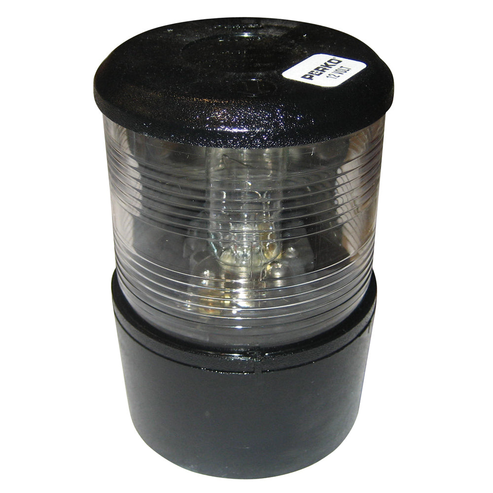 Perko Masthead Light fSail or Power Less Than 20M  12VDC  Black Base MountWhite Light