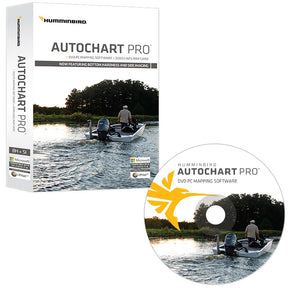 Humminbird AutoChart PRO DVD PC Mapping Software wZero Lines Map Card