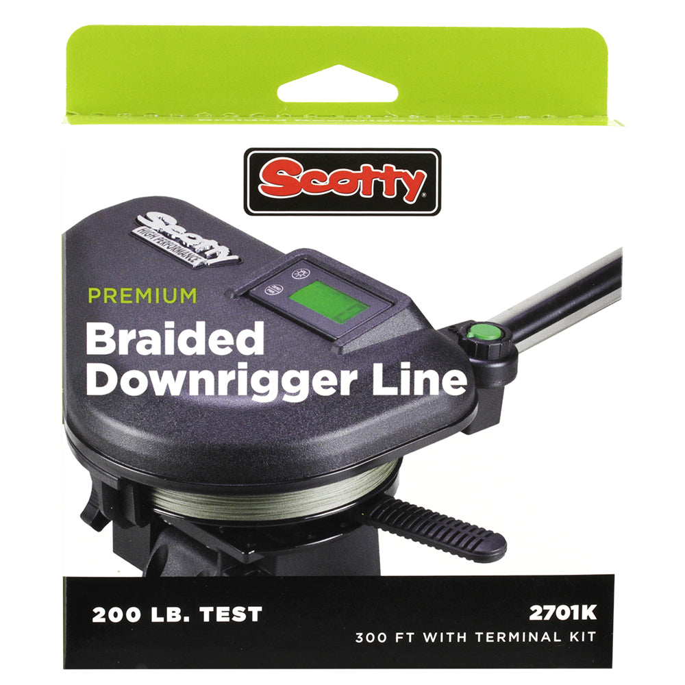 Scotty Premium Power Braid Downrigger Line  300ft of 200lb Test
