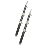 Rupp 15 Telescopic Carbon Fiber Outrigger Poles 15  Silver
