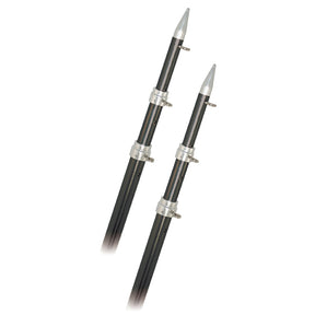 Rupp 15 Telescopic Carbon Fiber Outrigger Poles 15  Silver