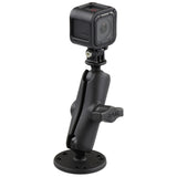 RAM Mount 1 Ball Mount wCustom GoPro Hero Adapter