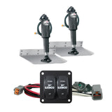 Lenco 9 x 12 Standard Trim Tab Kit wDouble Rocker Switch