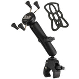 RAM Mount Universal ToughClaw Base wLong Double Socket Arm  Universal XGrip CelliPhone Cradle