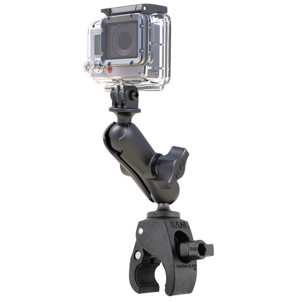 RAM Mount Small ToughClaw Mount wCustom GoPro Hero Adapter