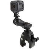 RAM Mount Small ToughClaw Mount wCustom GoPro Hero Adapter
