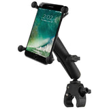 RAM Mount ToughClaw Base wLong Double Socket Arm  Universal XGrip IV fLarge PhonePhablet Cradle