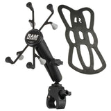 RAM Mount ToughClaw Base wLong Double Socket Arm  Universal XGrip Cradle w1 Ball f7 Tablets