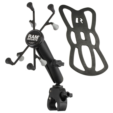 RAM Mount ToughClaw Base wLong Double Socket Arm  Universal XGrip Cradle w1 Ball f7 Tablets