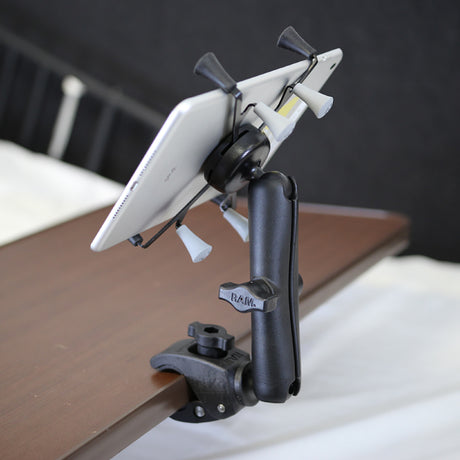 RAM Mount ToughClaw Base wLong Double Socket Arm  Universal XGrip Cradle w1 Ball f7 Tablets