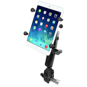 RAM Mount ToughClaw Base wLong Double Socket Arm  Universal XGrip Cradle w1 Ball f7 Tablets
